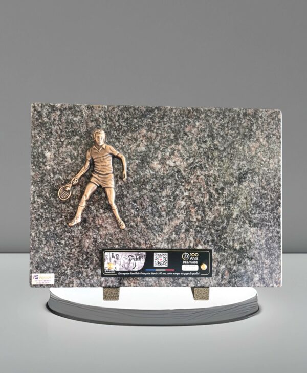 Plaque Tennis en Granit