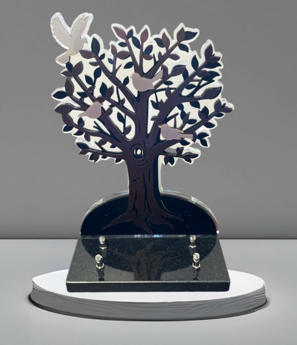 Plaque Arbre De Vie et Oiseaux en Altu